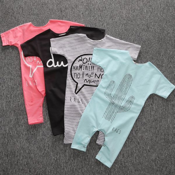 summer baby girls romper short sleeve cotton infant jumpsuit letter printed boys newborn bebes clothes 4 color 201027, Blue
summer baby girls romper short sleeve cotton infant jumpsuit letter printed boys newborn bebes clothes 4 color 201027, Blue