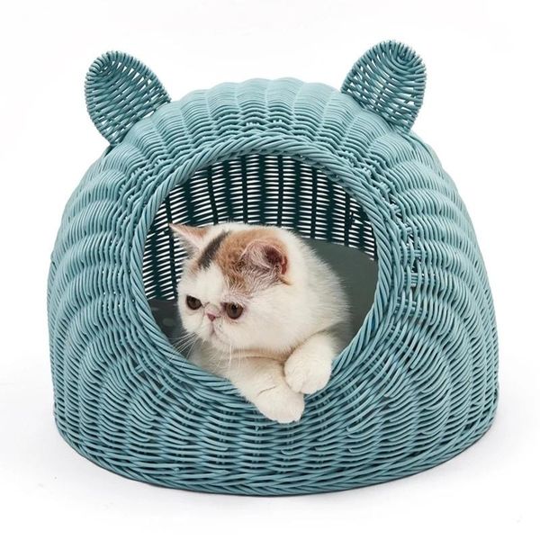 cat beds & furniture cat's nest rattan for four seasons removable cathouse kennel small dog's cushion
cat beds & furniture cat's nest rattan for four seasons removable cathouse kennel small dog's cushion