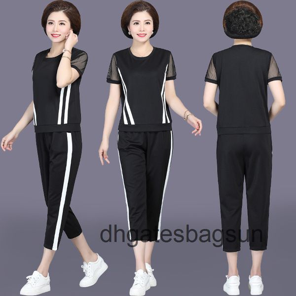 mother's day clothes mother's summer 2022 new 40-year-old 50 middle-aged female short sleeve t-shirt + pants two-piece set fil9, Black
mother's day clothes mother's summer 2022 new 40-year-old 50 middle-aged female short sleeve t-shirt + pants two-piece set fil9, Black
