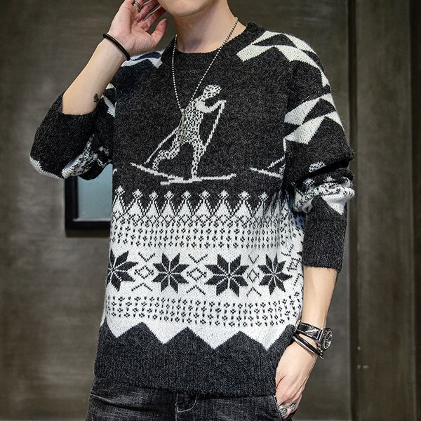 2021 new pattern knit jumper men pullover slim o-neck pullovers male sweater fashion clothes man 1p3q, White;black
2021 new pattern knit jumper men pullover slim o-neck pullovers male sweater fashion clothes man 1p3q, White;black