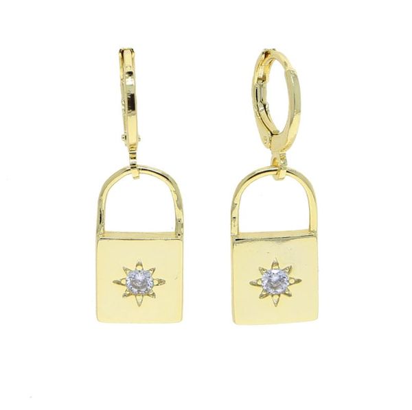 Creative Personality jewelry charm dangle Earrings For Women Lock-shaped Earring for women hot 2021 style, Silver
Creative Personality jewelry charm dangle Earrings For Women Lock-shaped Earring for women hot 2021 style, Silver