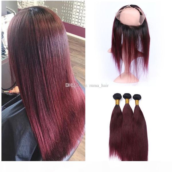 99j red ombre straight 360 lace frontal with bundles 360 lace band frontal human hair brazilian virgin hair with frontal heat resistant, Black;brown
99j red ombre straight 360 lace frontal with bundles 360 lace band frontal human hair brazilian virgin hair with frontal heat resistant, Black;brown