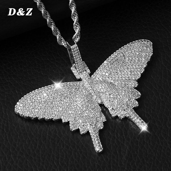 d&z new full iced out butterfly wings pendant necklace solid back pendant gold silver color hip hop charm chain jewelryq0115q0115, Golden;silver
d&z new full iced out butterfly wings pendant necklace solid back pendant gold silver color hip hop charm chain jewelryq0115q0115, Golden;silver