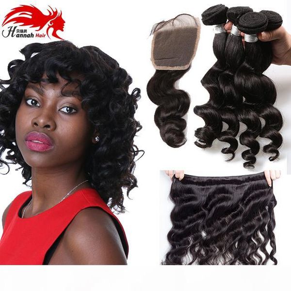 loose wave with closure brazilian loose wave virgin hair with lace closure and4 bundles with closure human remy hair, Black
loose wave with closure brazilian loose wave virgin hair with lace closure and4 bundles with closure human remy hair, Black