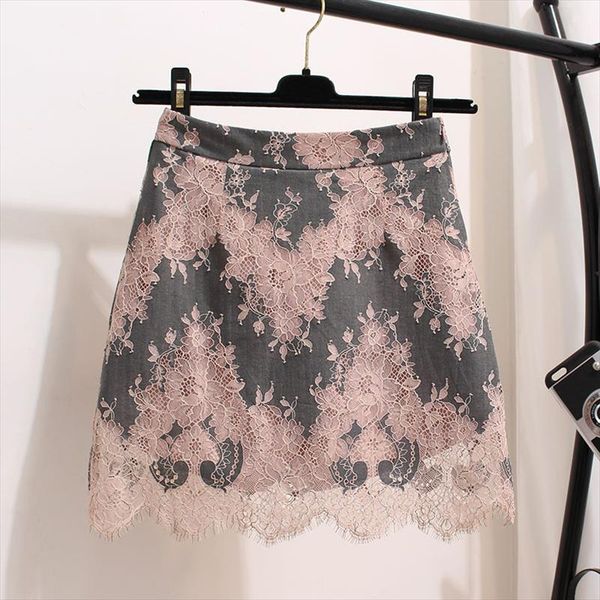 lace skirt female summer 2019 new crochet flower hollow out skirts for women high waist chic skirt package hip hit color, Black
lace skirt female summer 2019 new crochet flower hollow out skirts for women high waist chic skirt package hip hit color, Black