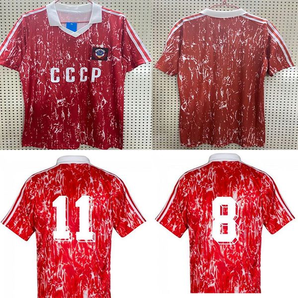 1990 soviet union retro version world cup soccer jersey 1989 1991 ussr home aleinikov protasov zavarov belanov men'sfootball shirt, Black;yellow
1990 soviet union retro version world cup soccer jersey 1989 1991 ussr home aleinikov protasov zavarov belanov men'sfootball shirt, Black;yellow