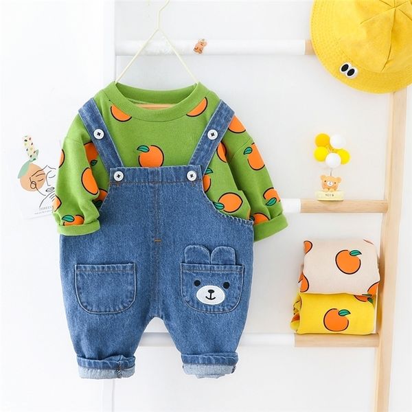 hylkidhuose spring toddler infant clothing sets long sleeve t shirt cartoon jeans outdoor baby girls boys clothes suits lj201223, White
hylkidhuose spring toddler infant clothing sets long sleeve t shirt cartoon jeans outdoor baby girls boys clothes suits lj201223, White
