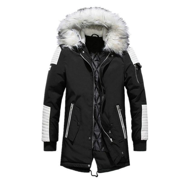 men's down & parkas 2021 winter warm fashion fleece jackets coats fur collar men parka cotton thick jacket, Black
men's down & parkas 2021 winter warm fashion fleece jackets coats fur collar men parka cotton thick jacket, Black