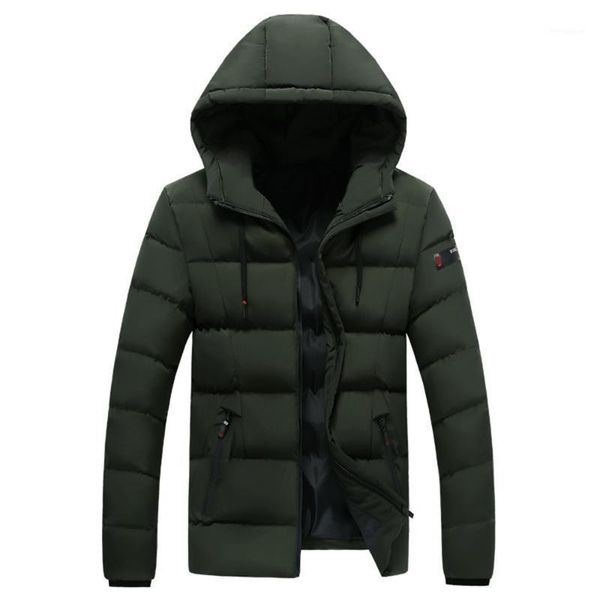 men's winter wind upset cotton-padded jacket coat coat white duck down leisure male hooded jacket down1, Black