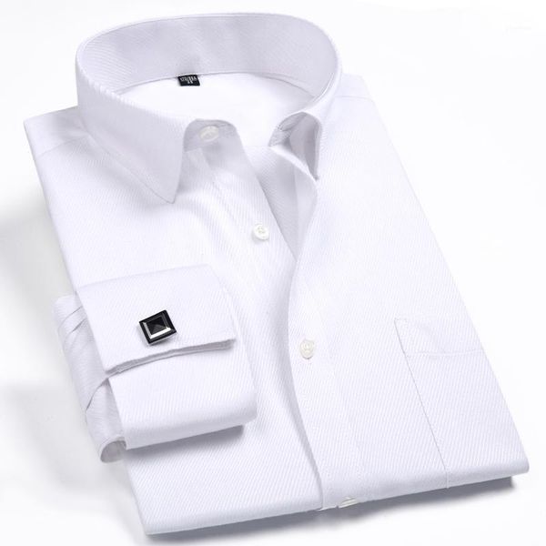 tuxedo shirts men's classic french cuffs solid dress shirt covered placket formal business standard-fit (cufflink included)1, White;black
tuxedo shirts men's classic french cuffs solid dress shirt covered placket formal business standard-fit (cufflink included)1, White;black