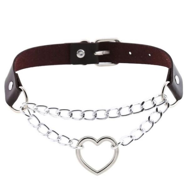 chokers women chain choker necklace heart metal leather collar bondage for fashion pendant jewelry accessories gift, Golden;silver
chokers women chain choker necklace heart metal leather collar bondage for fashion pendant jewelry accessories gift, Golden;silver