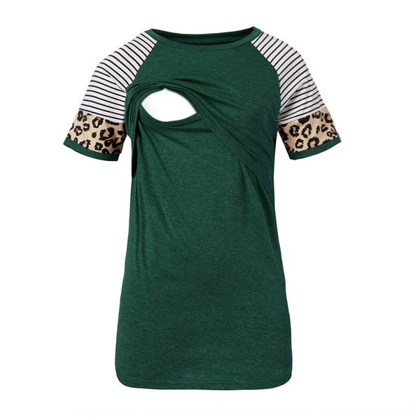 2020 summer new leopard stitching clothes clothesmaternity clothesshort sleeve breastfeeding striped raglan sleeve maternity jpotd j, White
2020 summer new leopard stitching clothes clothesmaternity clothesshort sleeve breastfeeding striped raglan sleeve maternity jpotd j, White