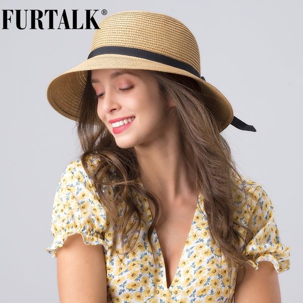 furtalk summer hat for women straw sun hat womens beach hats wide brim upf uv packable cap for travel chapeu feminino y200602, Blue;gray
furtalk summer hat for women straw sun hat womens beach hats wide brim upf uv packable cap for travel chapeu feminino y200602, Blue;gray