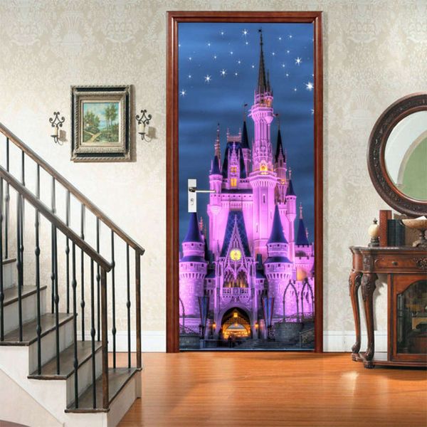 amj magic set creative environmental protection 3d luminous castle door renovation self adhive bedroom wall sticker
amj magic set creative environmental protection 3d luminous castle door renovation self adhive bedroom wall sticker