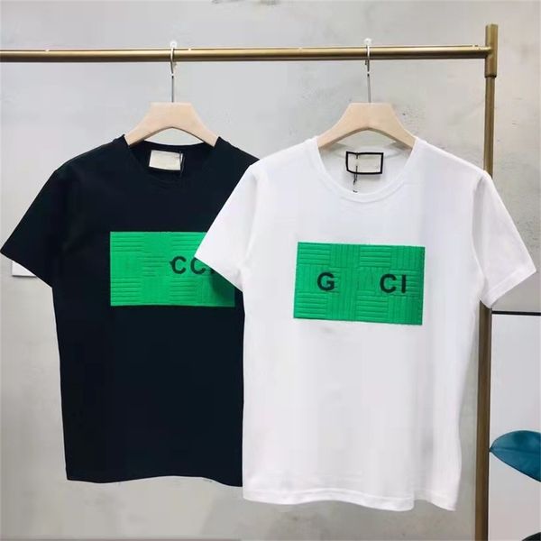 chaopai gujia spring new towel embroidery spell letters simple casual couple short sleeves, White
chaopai gujia spring new towel embroidery spell letters simple casual couple short sleeves, White
