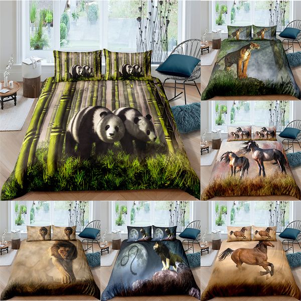 lovely panda horse bedding set 3d digital printing duvet cover pillowcase for teens kids single queen king size bed sets 2/3pcs
lovely panda horse bedding set 3d digital printing duvet cover pillowcase for teens kids single queen king size bed sets 2/3pcs