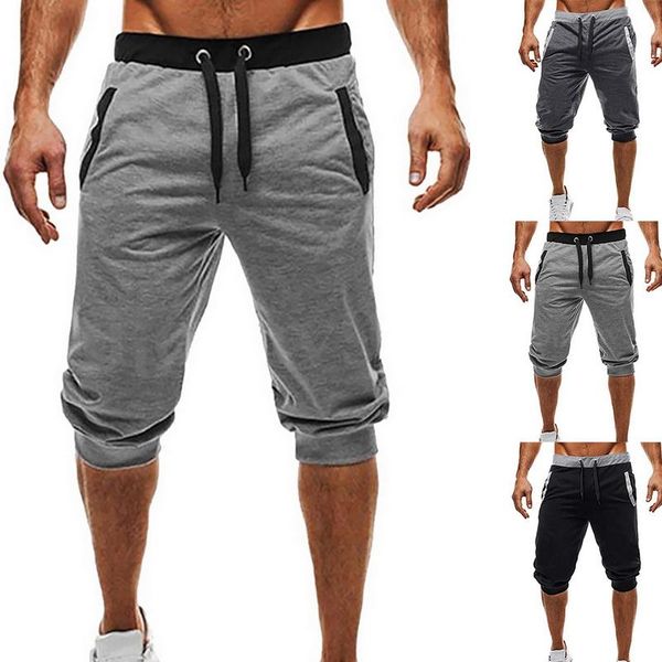 men's shorts monerffi summer men joggers casual knee length fitness short sweatpants male drawstring homme sportwear bottom, White;black
men's shorts monerffi summer men joggers casual knee length fitness short sweatpants male drawstring homme sportwear bottom, White;black