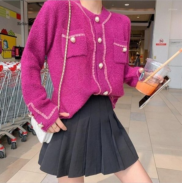 short cardigan sweater women 2020 autumn fashion new small fragrance loose lazy style knitted cardigan sweater trend1, White
short cardigan sweater women 2020 autumn fashion new small fragrance loose lazy style knitted cardigan sweater trend1, White