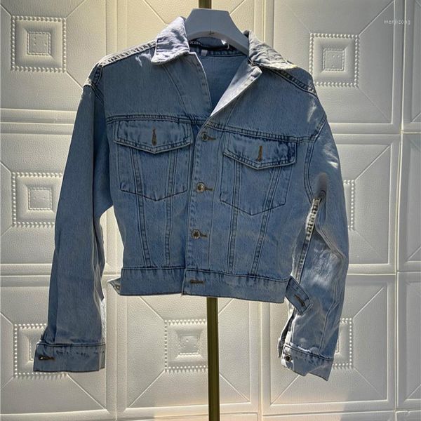 2020 autumn new trendy brand design street turn down collar long sleeve women short denim jackets female coat fashion classic a21, Black;brown
2020 autumn new trendy brand design street turn down collar long sleeve women short denim jackets female coat fashion classic a21, Black;brown