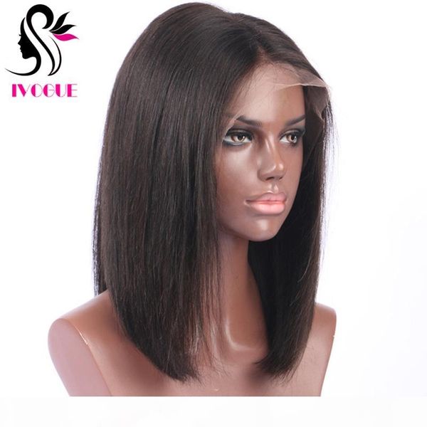 ivogue wig short bob full lace human hair wigs virgin brazilian straight bob human hair lace front wig with baby hair, Black;brown
ivogue wig short bob full lace human hair wigs virgin brazilian straight bob human hair lace front wig with baby hair, Black;brown