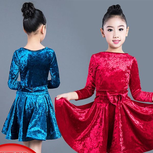 stage wear professional girls latin dance dress children kids ballroom costumes salsa samba tango weardqs1720, Black;red 
stage wear professional girls latin dance dress children kids ballroom costumes salsa samba tango weardqs1720, Black;red