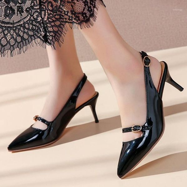 dress shoes orcha lisa summer women high heels pointed toe pumps slingbacks 6cm stiletto heel party zapatillas mujer c11581, Black
dress shoes orcha lisa summer women high heels pointed toe pumps slingbacks 6cm stiletto heel party zapatillas mujer c11581, Black