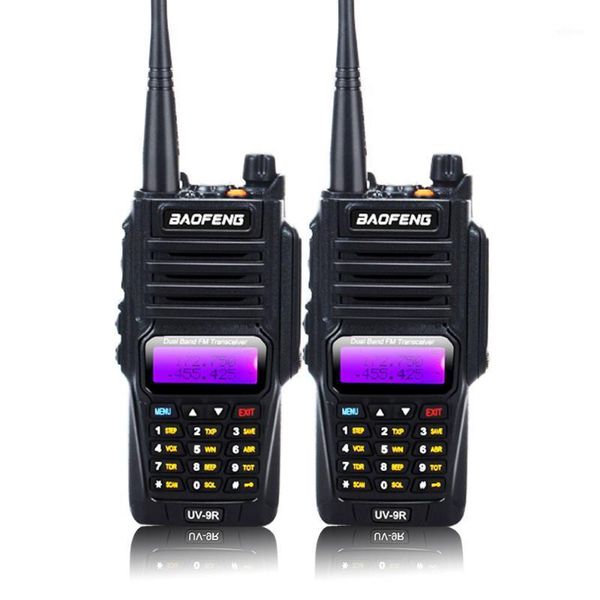 2pieces baofeng uv-9r waterproof dual band uhf vhf walkie talkie 8w 128ch radio comunicador uv 9r with handsree1
2pieces baofeng uv-9r waterproof dual band uhf vhf walkie talkie 8w 128ch radio comunicador uv 9r with handsree1