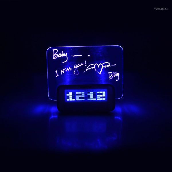 other clocks & accessories digital alarm clock message board electronic temperature calendar timer blue light table home decoration1
other clocks & accessories digital alarm clock message board electronic temperature calendar timer blue light table home decoration1