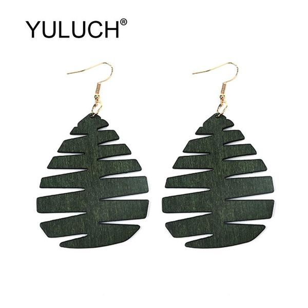 yuluch 2020 black green water drop earrings fashion jewelry ethnic african natural wood long earrings for wedding party, Silver
yuluch 2020 black green water drop earrings fashion jewelry ethnic african natural wood long earrings for wedding party, Silver