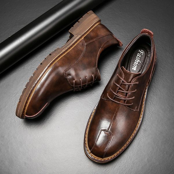 2020 new spring 2020) new trendy british style retro rub colored low-shoes stylish casual shoes lace up mens shoes, Black
2020 new spring 2020) new trendy british style retro rub colored low-shoes stylish casual shoes lace up mens shoes, Black