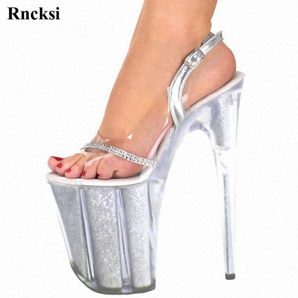 sandals rncksi 8 inch platform crystal shoes silver bridal party 20cm ultra high heels clear lady fashion dance, Black
sandals rncksi 8 inch platform crystal shoes silver bridal party 20cm ultra high heels clear lady fashion dance, Black