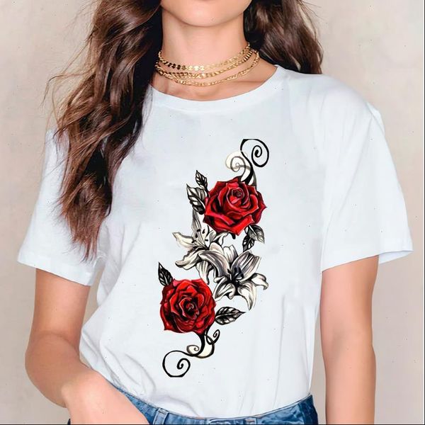 women 2021 casual floral flower printed summer spring t shirt clothes tshirts womens ladies graphic female tee t shirt clothing, White
women 2021 casual floral flower printed summer spring t shirt clothes tshirts womens ladies graphic female tee t shirt clothing, White