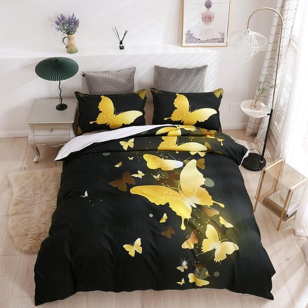 3d digital printing custom bedding set,twin full king,blanket/quilt/duvet cover set black golden butterfly bedclothes
3d digital printing custom bedding set,twin full king,blanket/quilt/duvet cover set black golden butterfly bedclothes
