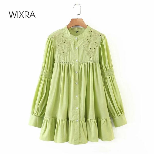women's blouses & shirts wixra womens blouse long sleeve o neck casual hollow out female spring summer high street, White
women's blouses & shirts wixra womens blouse long sleeve o neck casual hollow out female spring summer high street, White