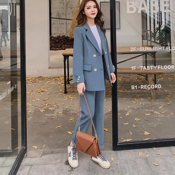 2021 new casual solid women suits notched collar blazer jacket & pencil pant female suit spring autumn ud12, White;black
2021 new casual solid women suits notched collar blazer jacket & pencil pant female suit spring autumn ud12, White;black
