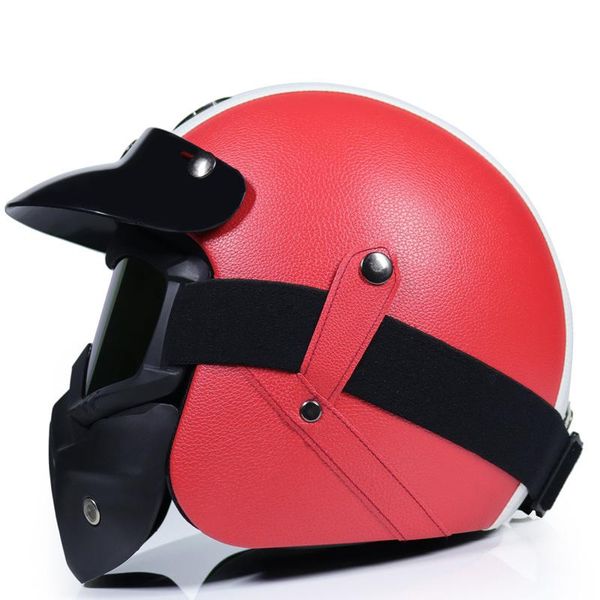 vintage german style motorcycle helmet pu 3 / 4 open face helmet cruiser chopper moto
vintage german style motorcycle helmet pu 3 / 4 open face helmet cruiser chopper moto