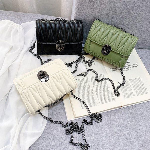 luxury designer green tote bag women shoulder bag lady fashion metal chains messenger handbag female leather quality square bags
luxury designer green tote bag women shoulder bag lady fashion metal chains messenger handbag female leather quality square bags