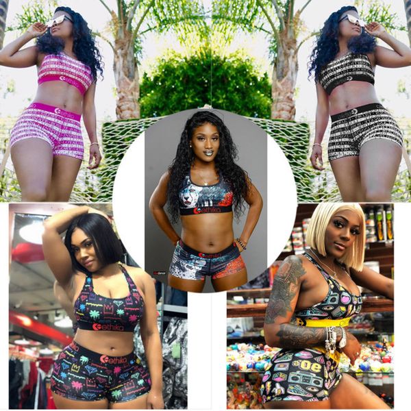 women designer swimwear ethika sports bra shorts trunks 2 piece brand tracksuit beachwear bikini set clothes c068, Gray
women designer swimwear ethika sports bra shorts trunks 2 piece brand tracksuit beachwear bikini set clothes c068, Gray