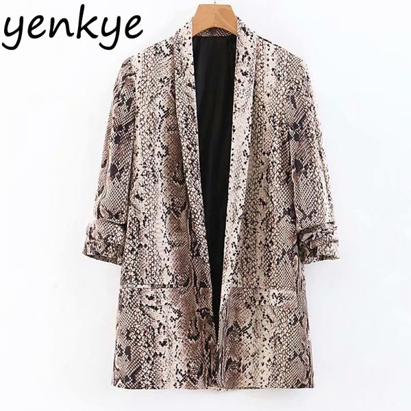 vintage snake print blazer women roll-up sleeve v neck office blazers outerwear female casual casaco feminino plus size y201026, White;black
vintage snake print blazer women roll-up sleeve v neck office blazers outerwear female casual casaco feminino plus size y201026, White;black