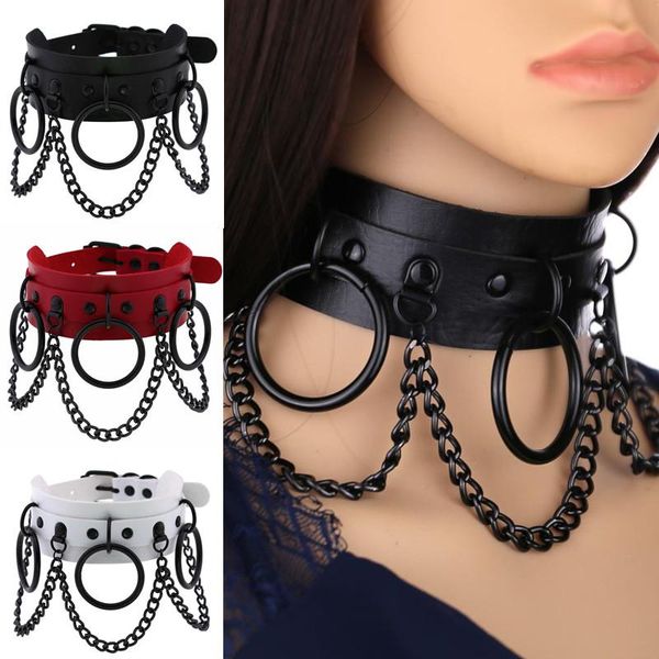 diezi 16 цветов punk harajuku vintage круг кожа pu choker себе черные цепи ожерелье для женщин ювелирных изделий моды 2020, Golden;silver
diezi 16 цветов punk harajuku vintage круг кожа pu choker себе черные цепи ожерелье для женщин ювелирных изделий моды 2020, Golden;silver