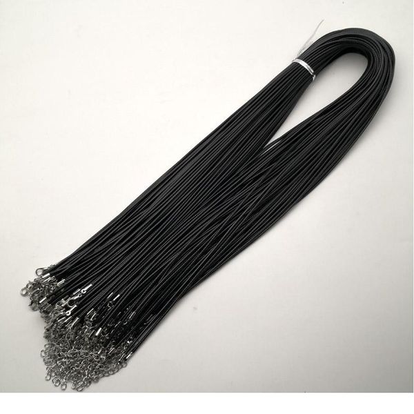 wholesale 2.0mm 60cm+5cm black wax rope lobster clasp necklace lanyard fashion jewelry pendant cords 100pcs/lot jllhhf, Silver
wholesale 2.0mm 60cm+5cm black wax rope lobster clasp necklace lanyard fashion jewelry pendant cords 100pcs/lot jllhhf, Silver