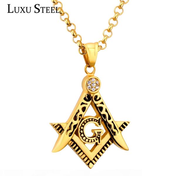 luxusteel hip hop crystal chain gold color ason masonic titanium stainless steel necklaces bling compass g pendants, Silver
luxusteel hip hop crystal chain gold color ason masonic titanium stainless steel necklaces bling compass g pendants, Silver