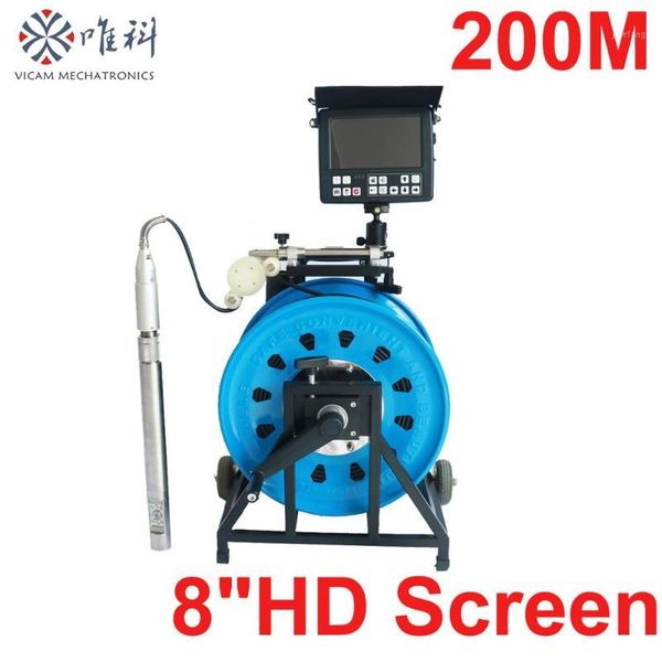 vicam new 200m borehole inspection camera 45mm dual view rotation water pipe camera with manual reel v8-bcs1
vicam new 200m borehole inspection camera 45mm dual view rotation water pipe camera with manual reel v8-bcs1