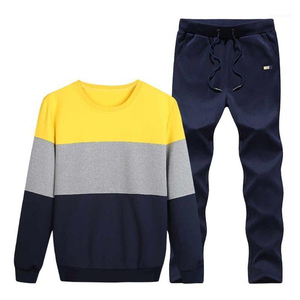 running sets men's autumn and winter fashion wild stitching sweater tracksuitsjogging sports suit male pullover men set #31, Black;blue
running sets men's autumn and winter fashion wild stitching sweater tracksuitsjogging sports suit male pullover men set #31, Black;blue