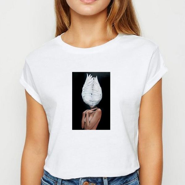new t shirt women feather flower girl t-shirts ulzzang spring summer white popular versatile vestidos round collar tshirt
new t shirt women feather flower girl t-shirts ulzzang spring summer white popular versatile vestidos round collar tshirt