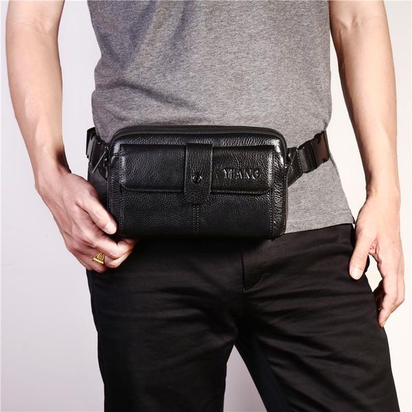 leather mens waist bag hip belt phone pouch for men leisure male chest packs designer women fanny packs ladies multi-function
leather mens waist bag hip belt phone pouch for men leisure male chest packs designer women fanny packs ladies multi-function
