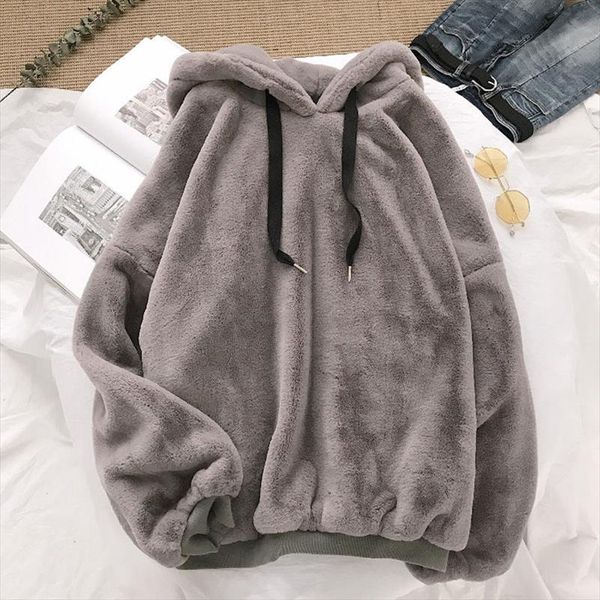 in the autumn and winter of 2020, the korean version of womens loose fluffy jackets with velvet jackets are in vogue, Black
in the autumn and winter of 2020, the korean version of womens loose fluffy jackets with velvet jackets are in vogue, Black