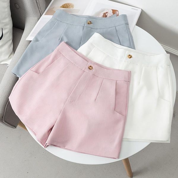 high waist chiffon women shorts summer new high waist button wide leg casual all match female shorts quality, White;black
high waist chiffon women shorts summer new high waist button wide leg casual all match female shorts quality, White;black