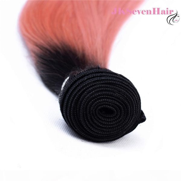 two tone 1b pink straight brazilian virgin hair weaves 4pcs with 4x4 inch lace closure dark root pink peruvian malaysian indian hair bundles, Black
two tone 1b pink straight brazilian virgin hair weaves 4pcs with 4x4 inch lace closure dark root pink peruvian malaysian indian hair bundles, Black