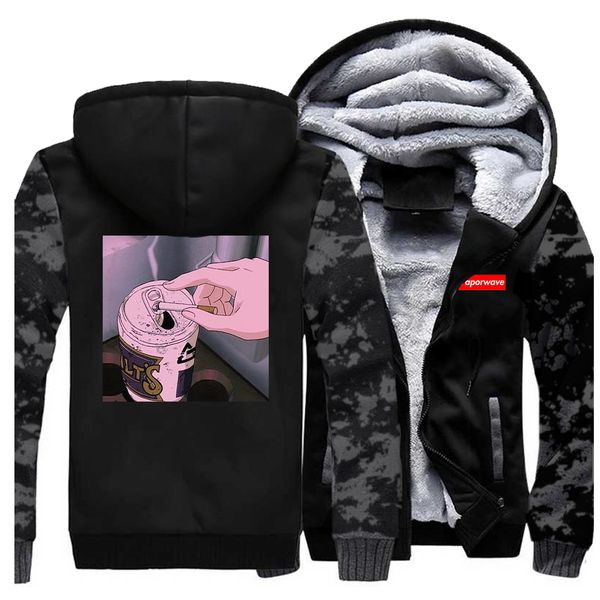 vaporwave anime print hoodies 2019 autumn winter bodywarmer men's sweatshirts fashion thick coat casual zipper male jackets, Black
vaporwave anime print hoodies 2019 autumn winter bodywarmer men's sweatshirts fashion thick coat casual zipper male jackets, Black